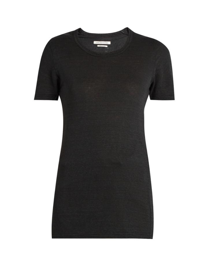 Isabel Marant Étoile Kiliann Slub-linen T-shirt