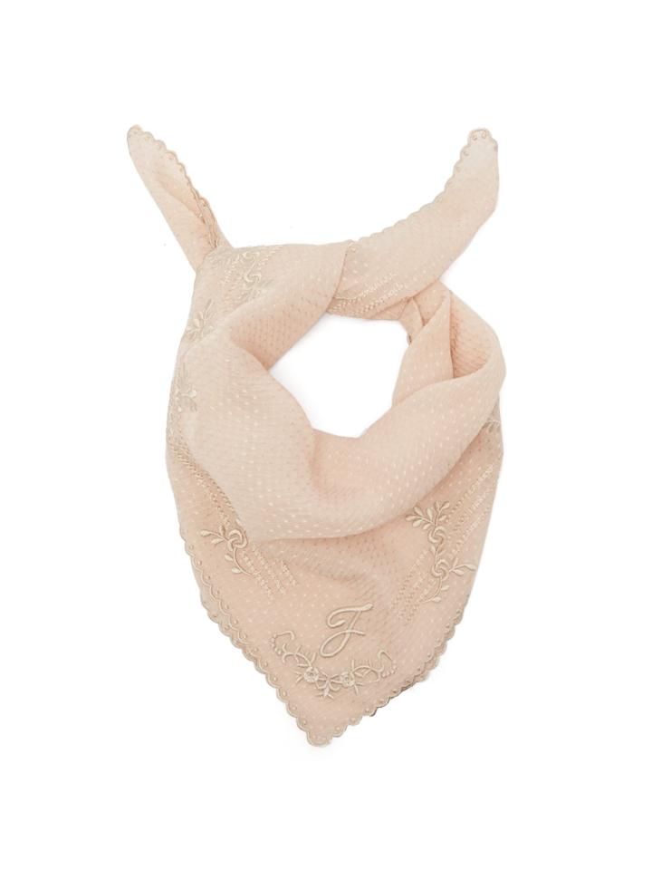 Fendi Scalloped-edge Crepe Scarf