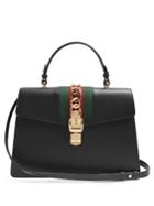 Gucci Sylvie Large Leather Shoulder Bag