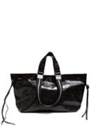 Matchesfashion.com Isabel Marant - Wardy Patent Leather Tote Bag - Womens - Black