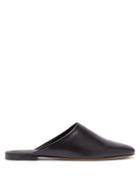 Matchesfashion.com A.p.c. - X Suzanne Koller Leather Backless Slipper Shoes - Womens - Black