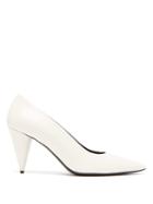 The Row Point-toe Leather Pumps