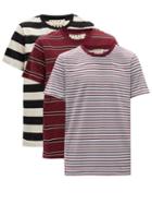 Matchesfashion.com Marni - Pack Of Three Striped Cotton-jersey T-shirts - Mens - Multi