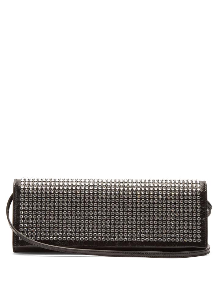 Saint Laurent Embellished Crystal Clutch-bag