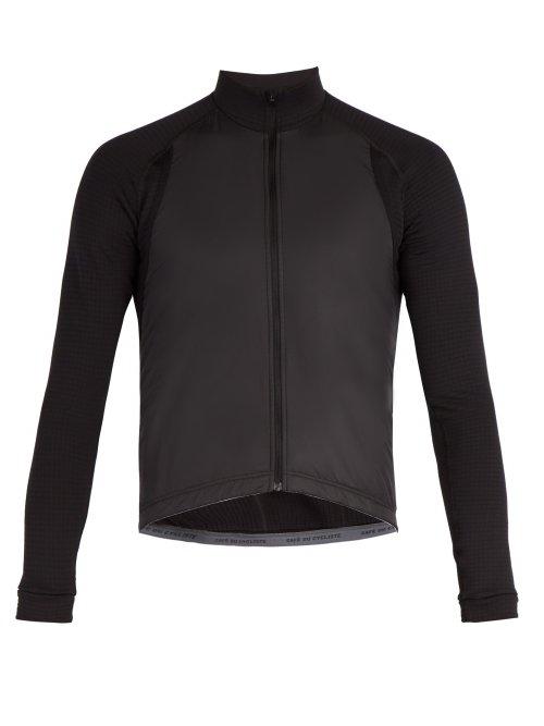 Matchesfashion.com Caf Du Cycliste - Patricia Windstopper Jersey Track Top - Mens - Black