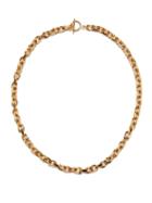 Fallon - Nancy Gold-plated Rolo Chain Necklace - Womens - Yellow Gold