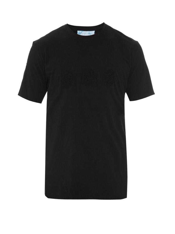 By Walid Embroidered Cotton T-shirt