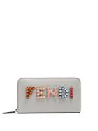 Fendi Studded Continental Leather Wallet