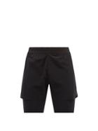Mens Activewear Soar - Dual 2.0 Running Shorts - Mens - Black