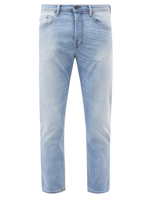 Acne Studios - River Cropped Slim-leg Jeans - Mens - Blue