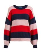 Matchesfashion.com M.i.h Jeans - Jackson Striped Mohair Blend Sweater - Womens - Multi