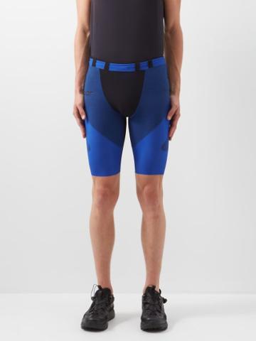 Soar - Marathon Speed Running Shorts - Mens - Blue