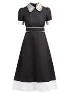 Matchesfashion.com No. 21 - A Line Cotton Dress - Womens - Black