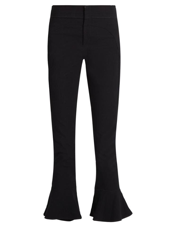 Isabel Marant Hunter Ruffled-hem Trousers