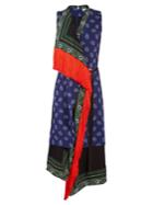 Altuzarra Bina Sleeveless Scarf-print Midi Dress