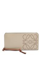 Matchesfashion.com Loewe - Dotted-anagram Leather Continental Wallet - Womens - Grey Multi