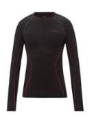 Falke Ess - Maximum Warm Technical-jersey Long-sleeved T-shirt - Mens - Black