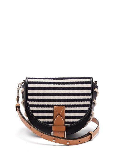 Matchesfashion.com Jw Anderson - Breton Striped Bag - Womens - Blue Multi