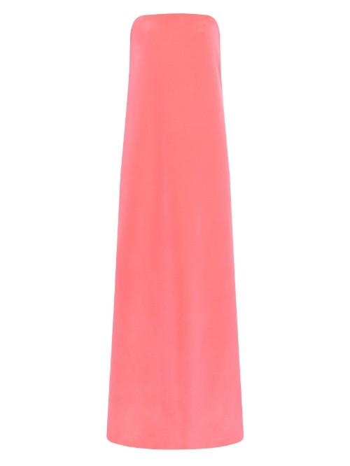 Raey Bandeau Silk Maxi Dress