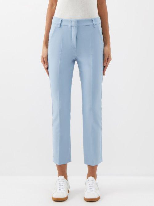 Weekend Max Mara - Rana Trousers - Womens - Light Blue