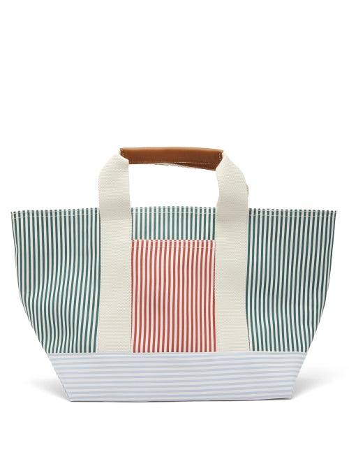 Matchesfashion.com Rue De Verneuil - Tool S3 Canvas Tote Bag - Womens - Green Multi