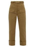Matchesfashion.com Symonds Pearmain - Belted Cotton-twill Cargo Trousers - Womens - Brown