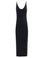Le Ore - Lodi Ribbed-knit Midi Dress - Womens - Dark Grey
