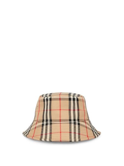 Matchesfashion.com Burberry - Vintage-check Twill Bucket Hat - Mens - Beige Multi