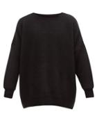Matchesfashion.com Needles - Loose Knit Mohair Blend Sweater - Mens - Black