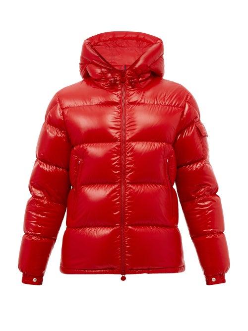Moncler - Ecrins Quilted Down Coat - Mens - Red