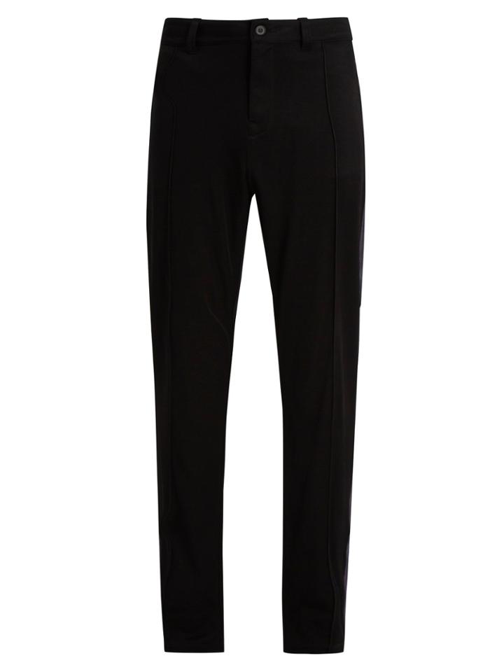 Lanvin Side-stripe Technical-jersey Track Pants