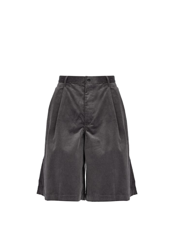 Comme Des Garçons Shirt Cotton-corduroy Shorts