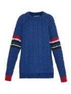 Preen Line Ginny Cable-knit Wool Sweater