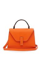 Matchesfashion.com Valextra - Iside Micro Grained Leather Bag - Womens - Orange