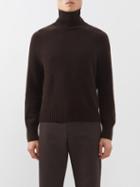 Nili Lotan - Landal Roll-neck Cashmere Sweater - Mens - Brown