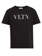 Valentino Logo-print Crew-neck Cotton T-shirt