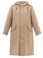 A.p.c. - X Suzanne Koller Hooded Wool-blend Felt Coat - Womens - Beige