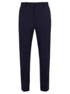 Matchesfashion.com Berluti - Straight Leg Cotton Trousers - Mens - Blue