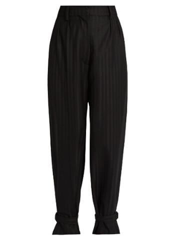 Hillier Bartley Strap-hem Striped Trousers
