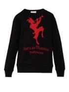 Matchesfashion.com Gucci - Chateau Marmont Floral Sweatshirt - Mens - Black Red