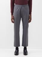 Barena Venezia - Tosador Elasticated-waist Wool-tela Suit Trousers - Mens - Grey