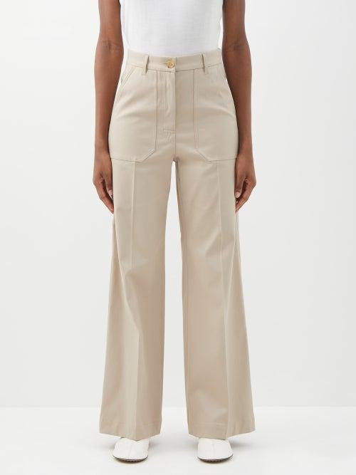 Max Mara - Pace Trousers - Womens - Beige