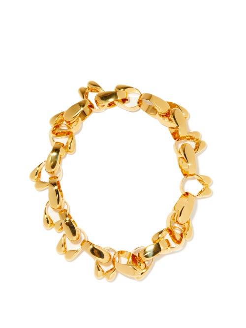 Matchesfashion.com Jil Sander - Chain-link Choker - Womens - Gold