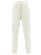 Matchesfashion.com Jil Sander - High-waist Drawstring Cotton-jersey Track Pants - Womens - Ivory