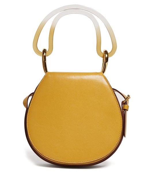 Matchesfashion.com Marni - Melville Leather Cross Body Bag - Womens - Yellow