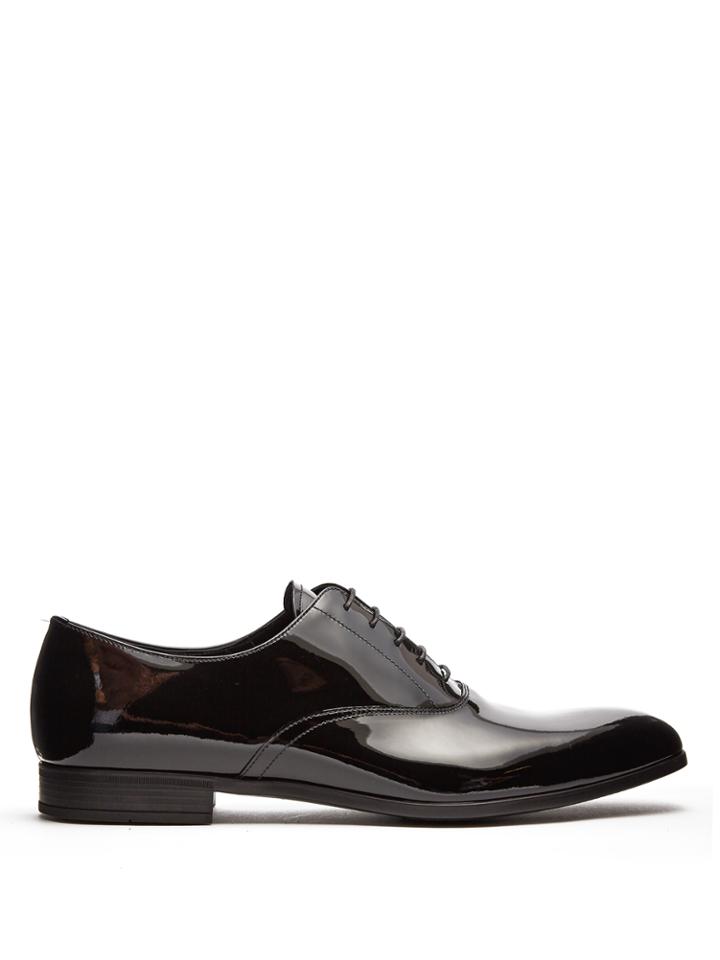 Prada Patent-leather Derby Shoes
