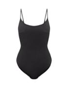 Matchesfashion.com Form And Fold - The One Scoop-neck Underwired D-g Swimsuit - Womens - Black
