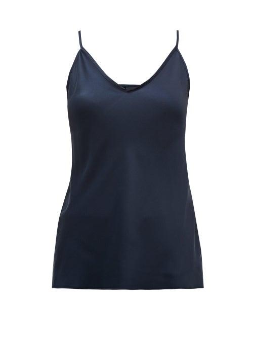 Matchesfashion.com Max Mara Leisure - Lucca Camisole - Womens - Navy