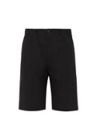 Matchesfashion.com Maison Margiela - Elasticated Waist Cotton Twill Shorts - Mens - Black