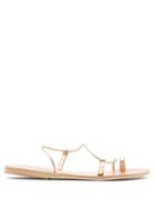 Matchesfashion.com Ancient Greek Sandals - Afea Metallic Leather Sandals - Womens - Gold